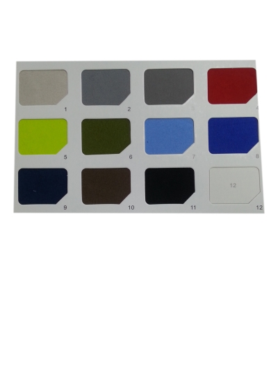 JS-DGAI  斜紋磨毛桃皮絨PU白  戶外防水塗層布料 沖鋒衣棉服裝面料 細節-7